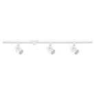 Kendal Lighting - LED Track Lighting Kit - 3 Cylinder - TKLED-45-WH - Canada Light Shop
