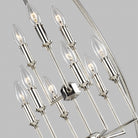 Visual Comfort Studio Canada - F3058/9PN - Nine Light Chandelier - Corinne - Polished Nickel