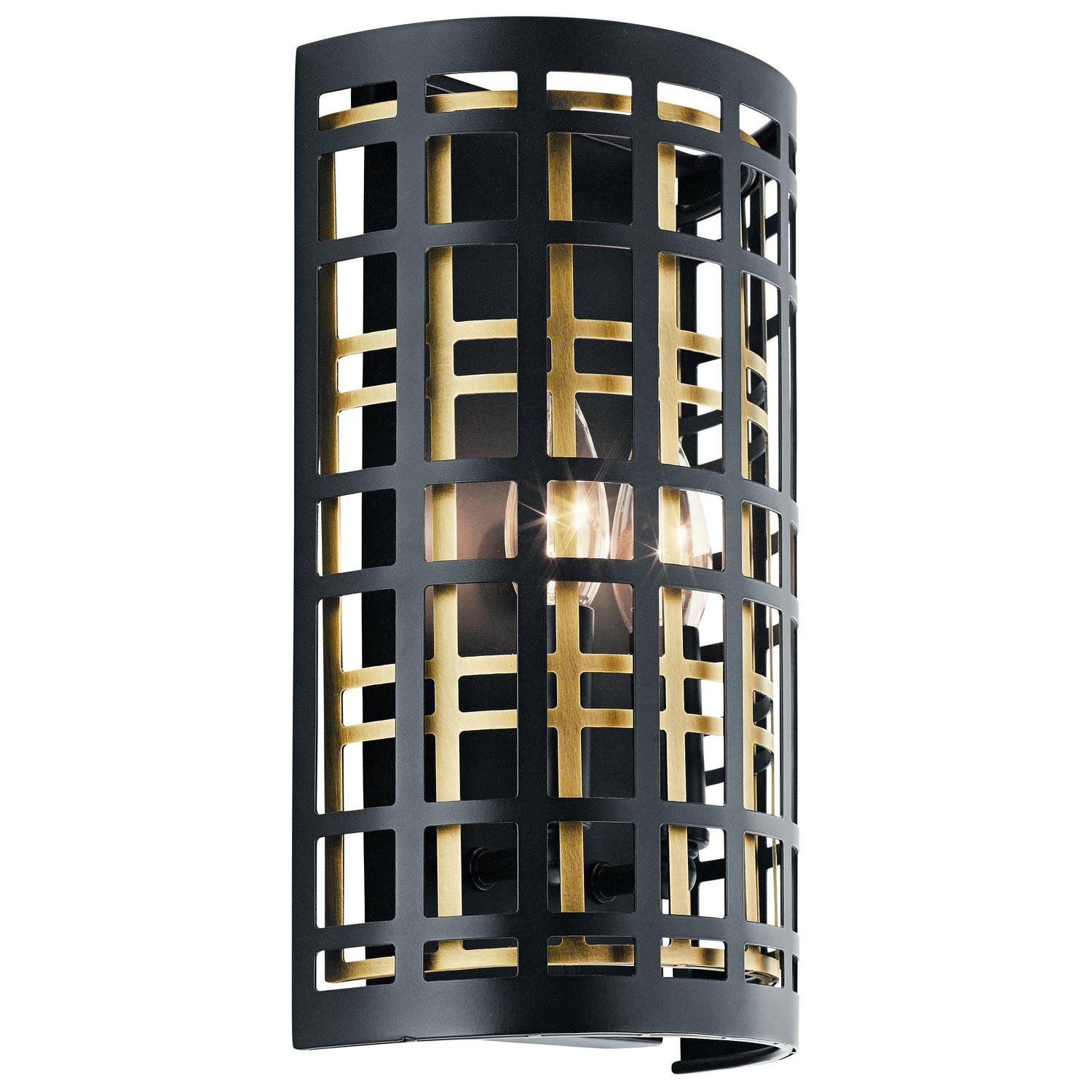 Kichler - Aldergate Wall Sconce - 44079BK - Canada Light Shop