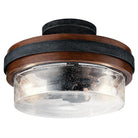 Kichler - Grand Bank Semi Flush Mount - 44100AUB - Canada Light Shop