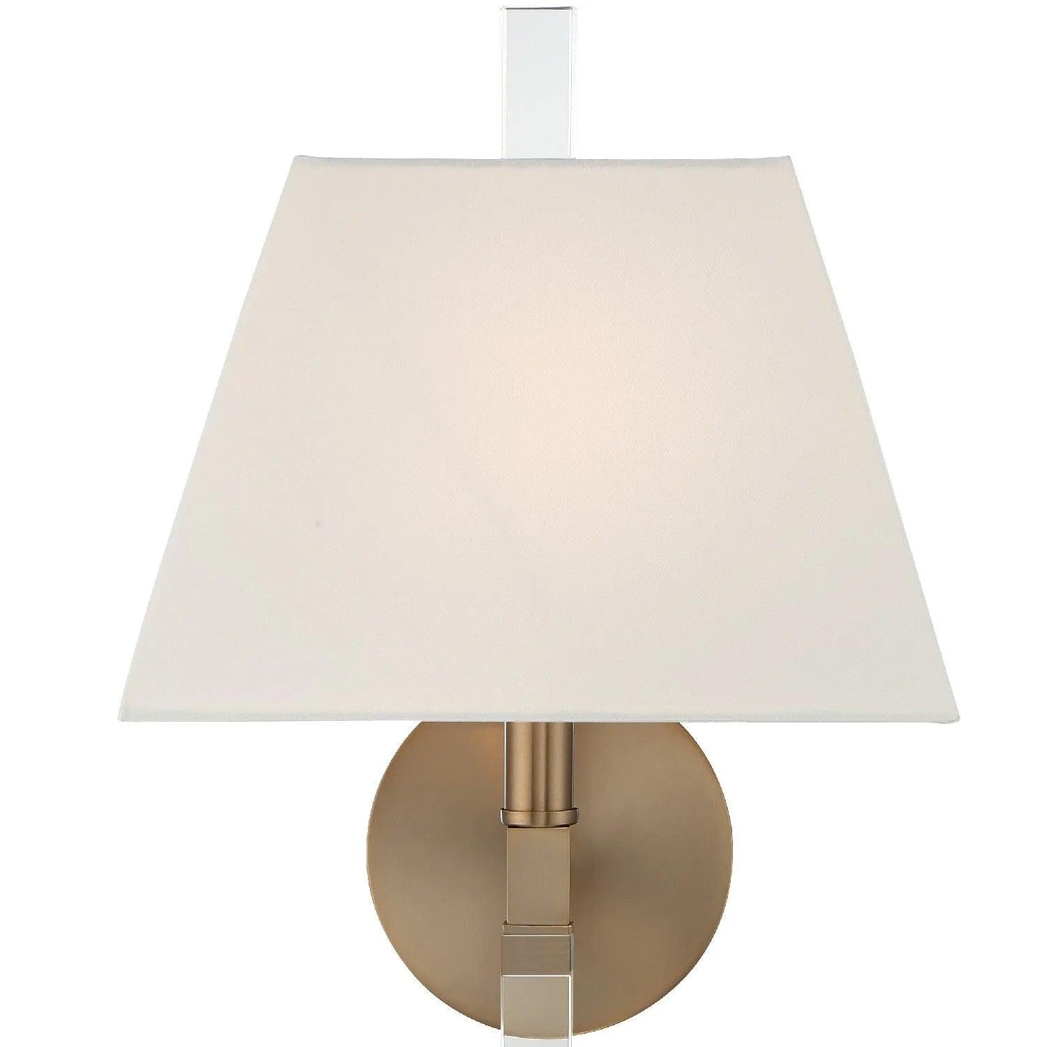 Crystorama - Renee One Light Wall Mount - REN-261-AG - Canada Light Shop
