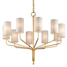 Troy Lighting Canada - F6169-GL - Ten Light Chandelier - Juniper - Gold Leaf