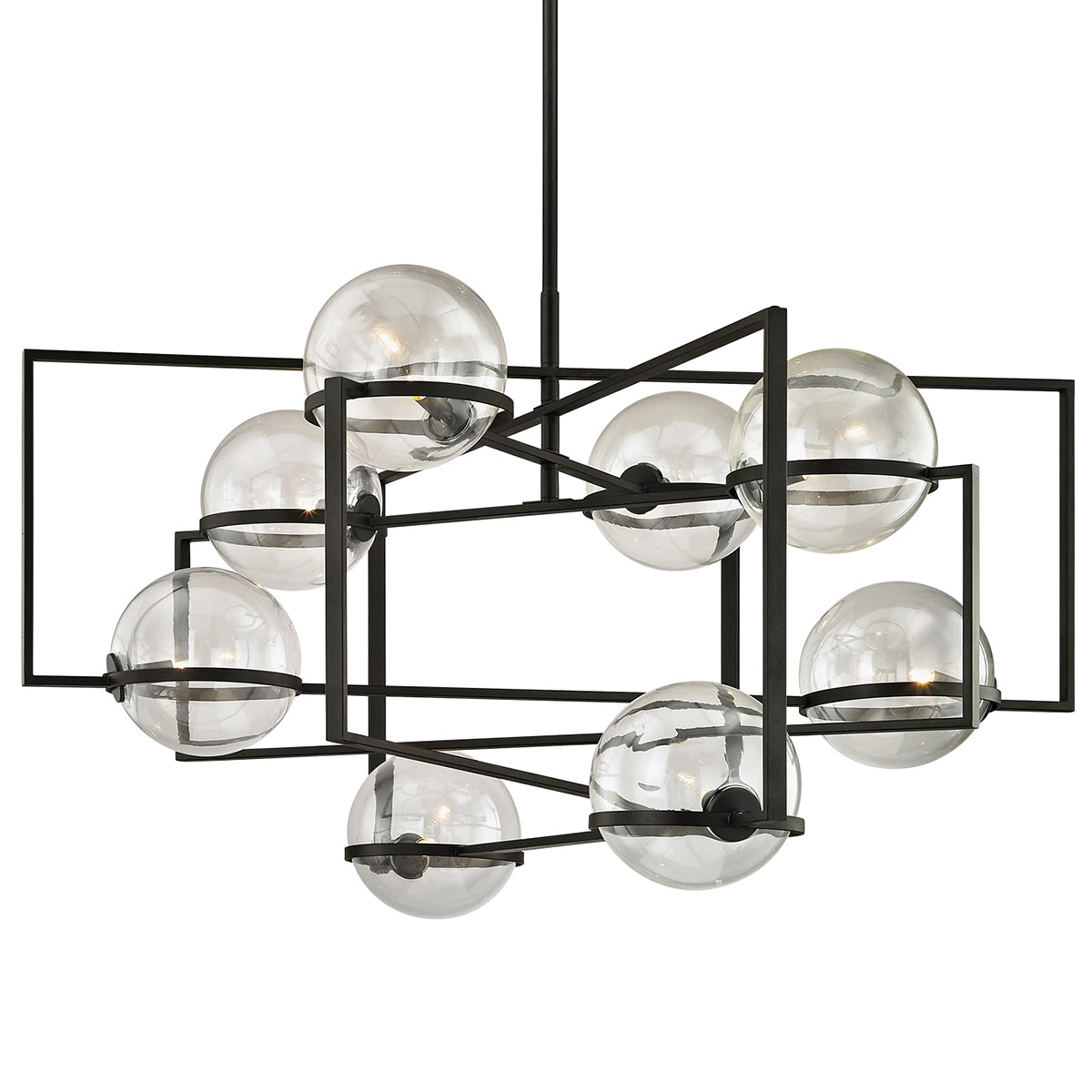 Troy Lighting Canada - F6228-TBK - Eight Light Chandelier - Elliot - Textured Black