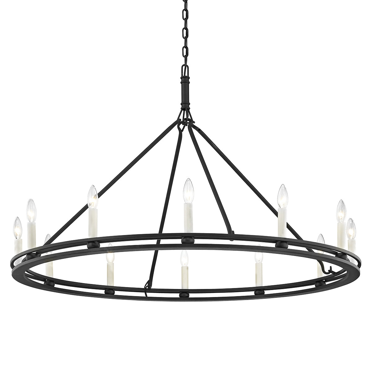 Troy Lighting Canada - F6237-TBK - 12 Light Chandelier - Sutton - Textured Black