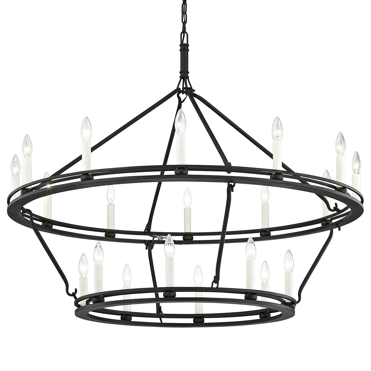 Troy Lighting Canada - F6239-TBK - 20 Light Chandelier - Sutton - Textured Black