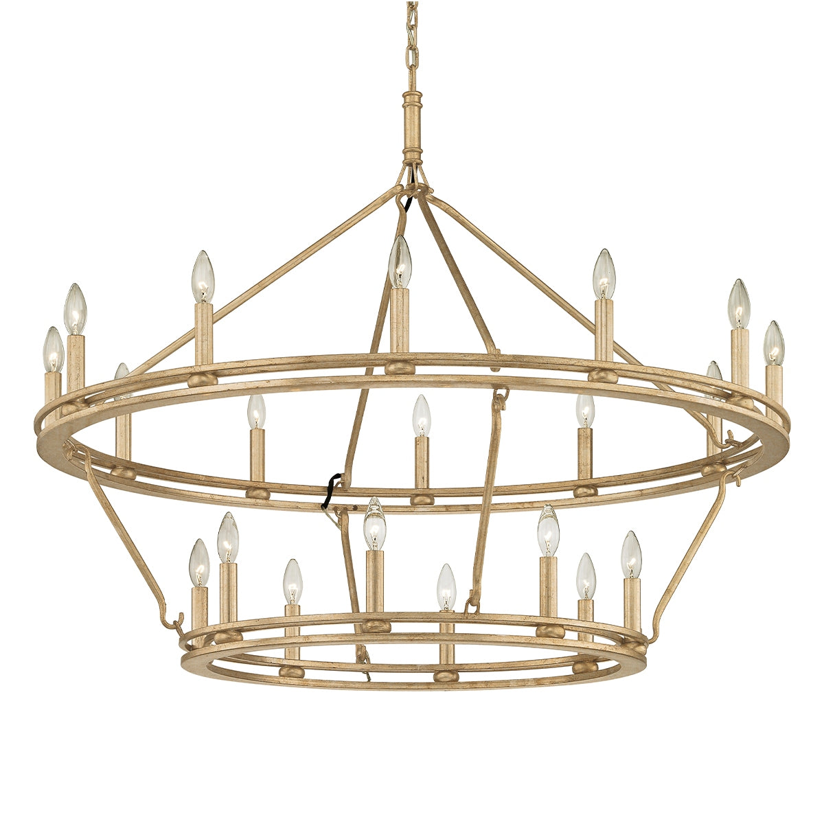 Troy Lighting Canada - F6249-CPL - 20 Light Chandelier - Sutton - Champagne Silver Leaf
