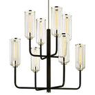 Troy Lighting Canada - F6278-TBK/PN - Eight Light Chandelier - Aeon - Textured Black & Polish Nickel