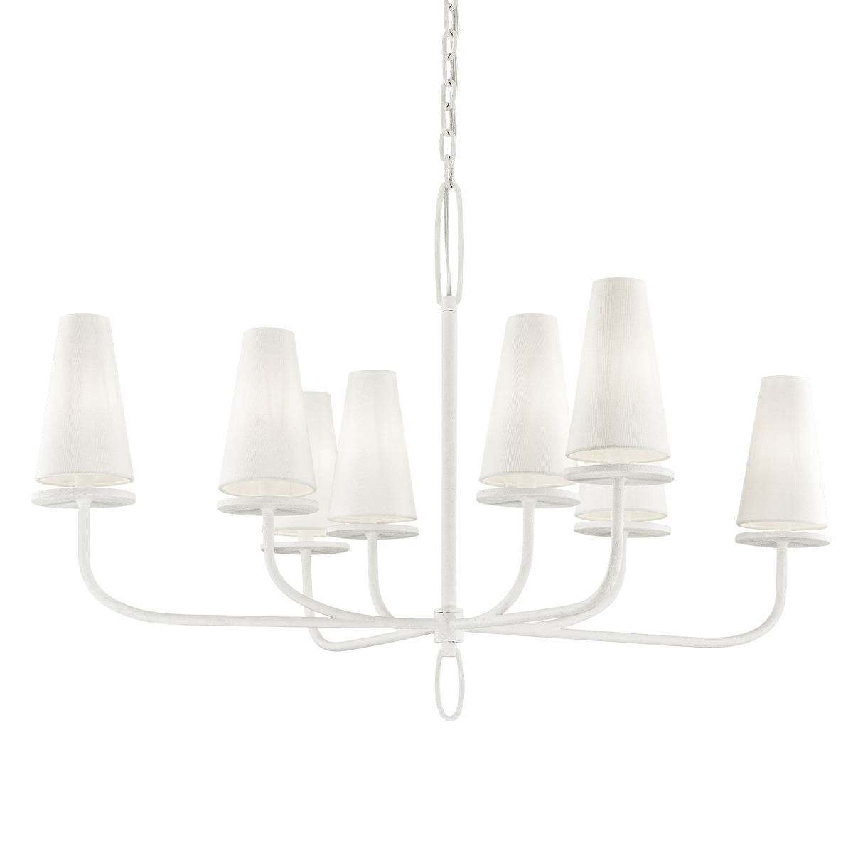 Troy Lighting Canada - F6286-GSW - Eight Light Chandelier - Marcel - Gesso White