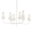Troy Lighting Canada - F6286-GSW - Eight Light Chandelier - Marcel - Gesso White