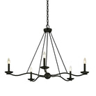 Troy Lighting Canada - F6305-FOR - Five Light Chandelier - Sawyer - Forged Iron