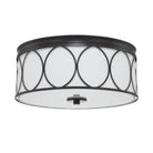 Capital Lighting - 225131MB-683 - Three Light Flush Mount - Rylann - Matte Black