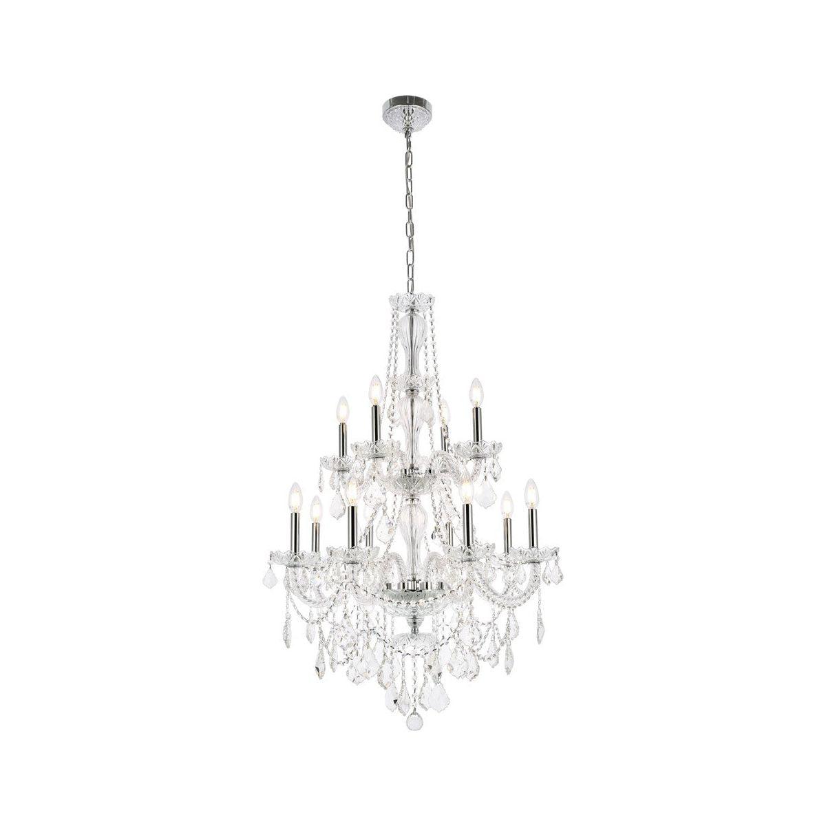Elegant Lighting - Giselle Chandelier - V7890D28C/RC - Canada Light Shop