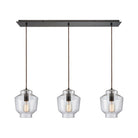 ELK Home - Barrel Linear Pendant - 10905/3LP - Canada Light Shop