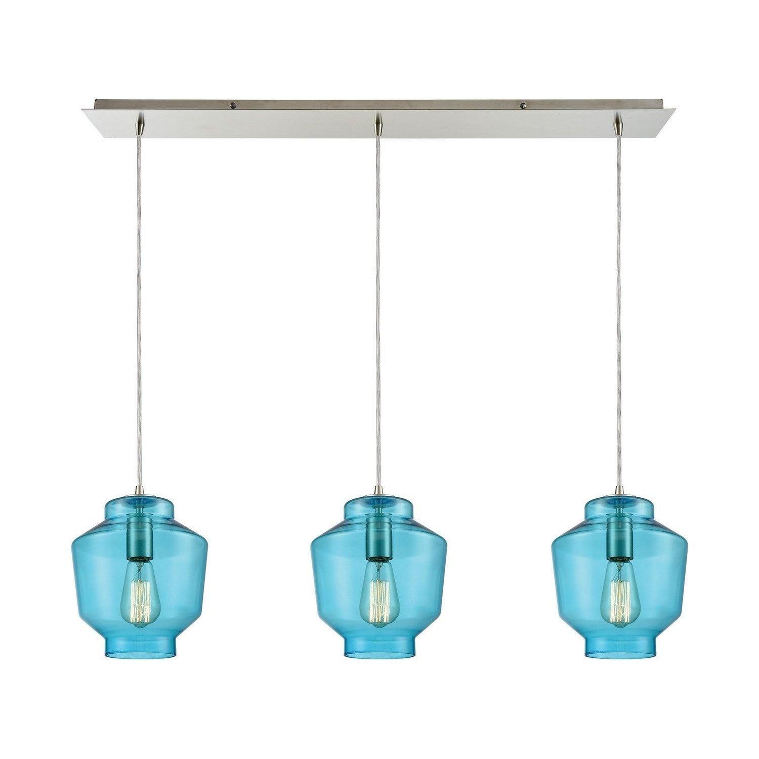 ELK Home - Barrel Linear Pendant - 10915/3LP - Canada Light Shop