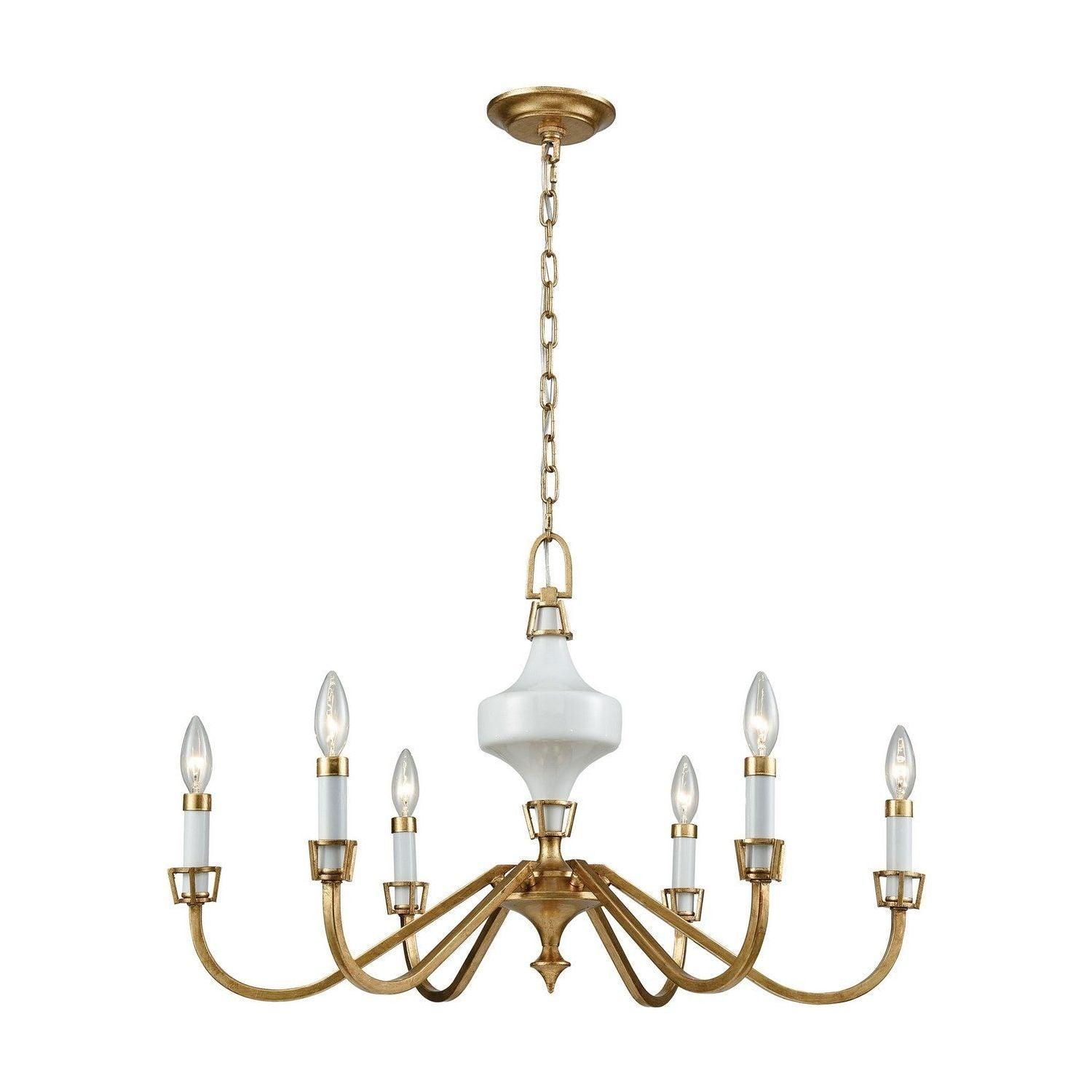 ELK Home - Ceramique Chandelier - 33053/6 - Canada Light Shop