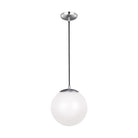 Visual Comfort Studio Canada - 602093S-04 - LED Pendant - Leo - Hanging Globe - Satin Aluminum