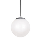 Visual Comfort Studio Canada - 602093S-04 - LED Pendant - Leo - Hanging Globe - Satin Aluminum
