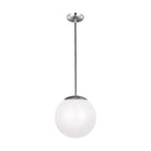 Visual Comfort Studio Canada - 602293S-04 - LED Pendant - Leo - Hanging Globe - Satin Aluminum