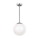 Visual Comfort Studio Canada - 602493S-04 - LED Pendant - Leo - Hanging Globe - Satin Aluminum