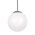 Visual Comfort Studio Canada - 602493S-04 - LED Pendant - Leo - Hanging Globe - Satin Aluminum