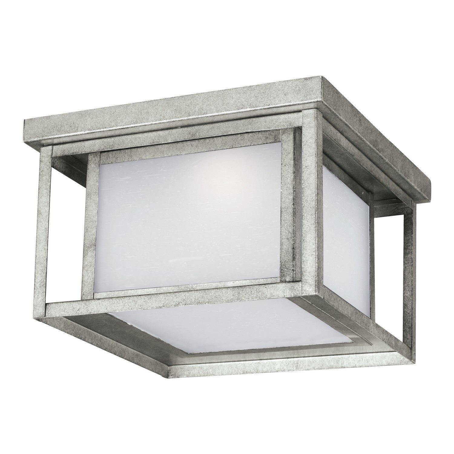 Generation Lighting Canada - 7903997S-57 - LED Outdoor Flush Mount - Hunnington - Weathered Pewter