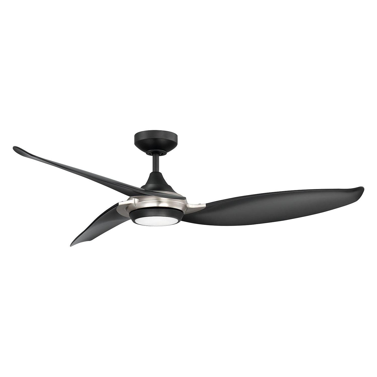 Kendal Lighting - Virtua Ceiling Fan - AC22752-BLK/SN - Canada Light Shop