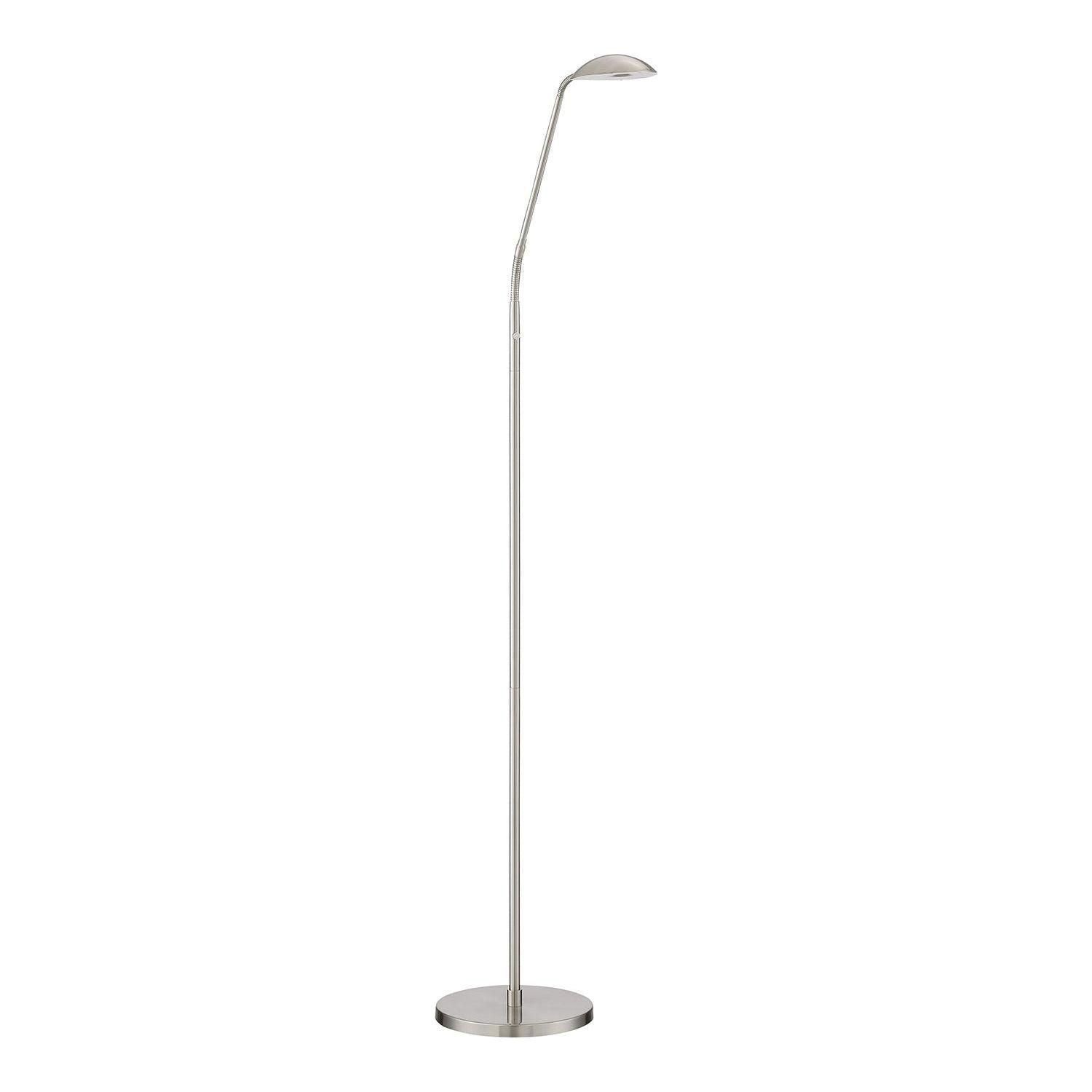 Kendal Lighting - Ionn LED Floor Lamp - FL4095-SN - Canada Light Shop