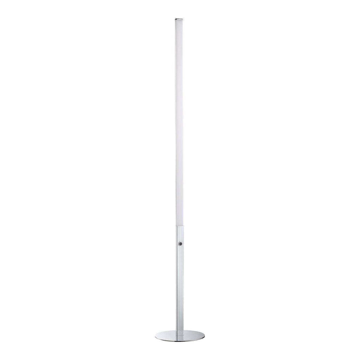 Kendal Lighting - Strait-Up LED Floor Lamp - FL7963-CH - Canada Light Shop