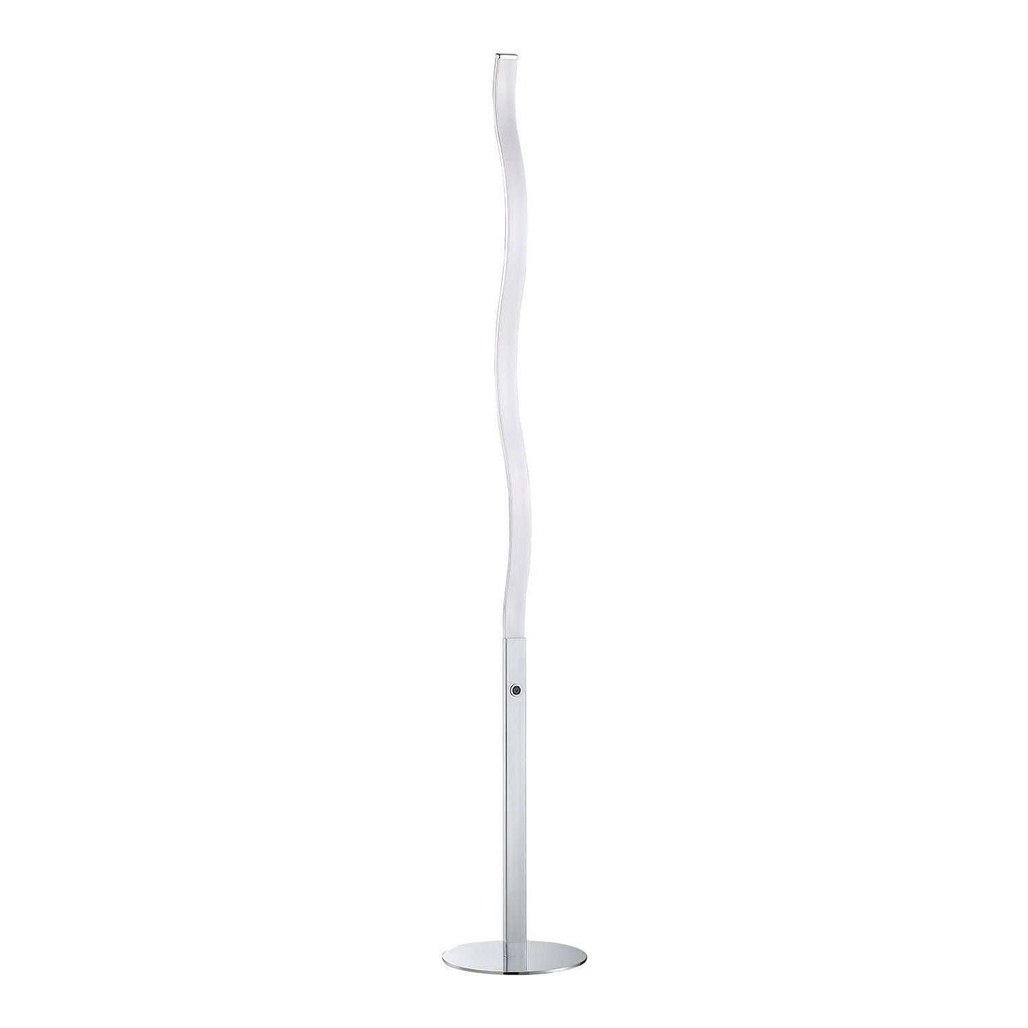 Kendal Lighting - Wave LED Floor Lamp - FL8162-CH - Canada Light Shop