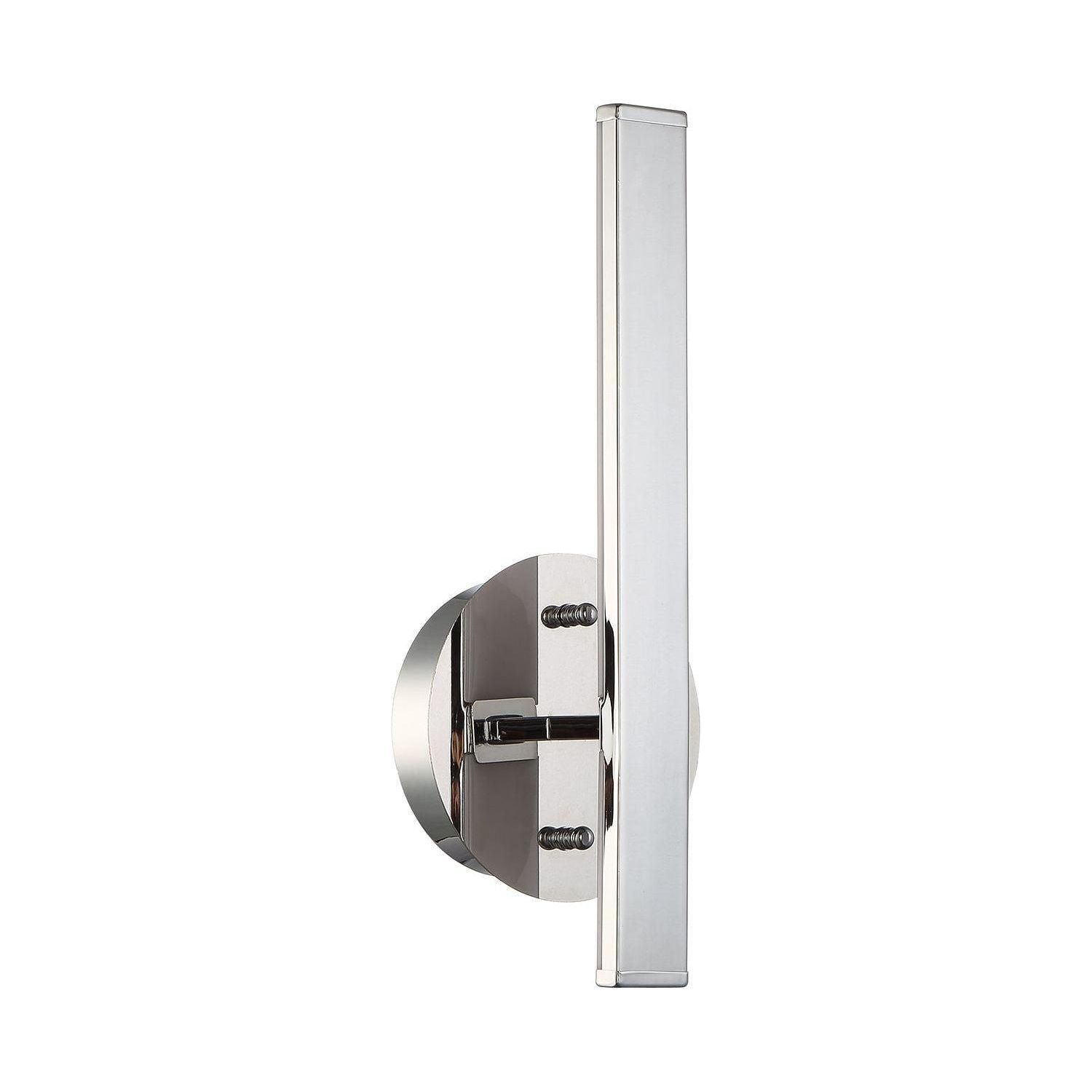 Kendal Lighting - Strait-Up LED Wall Sconce - PF7913WLI-CH - Canada Light Shop