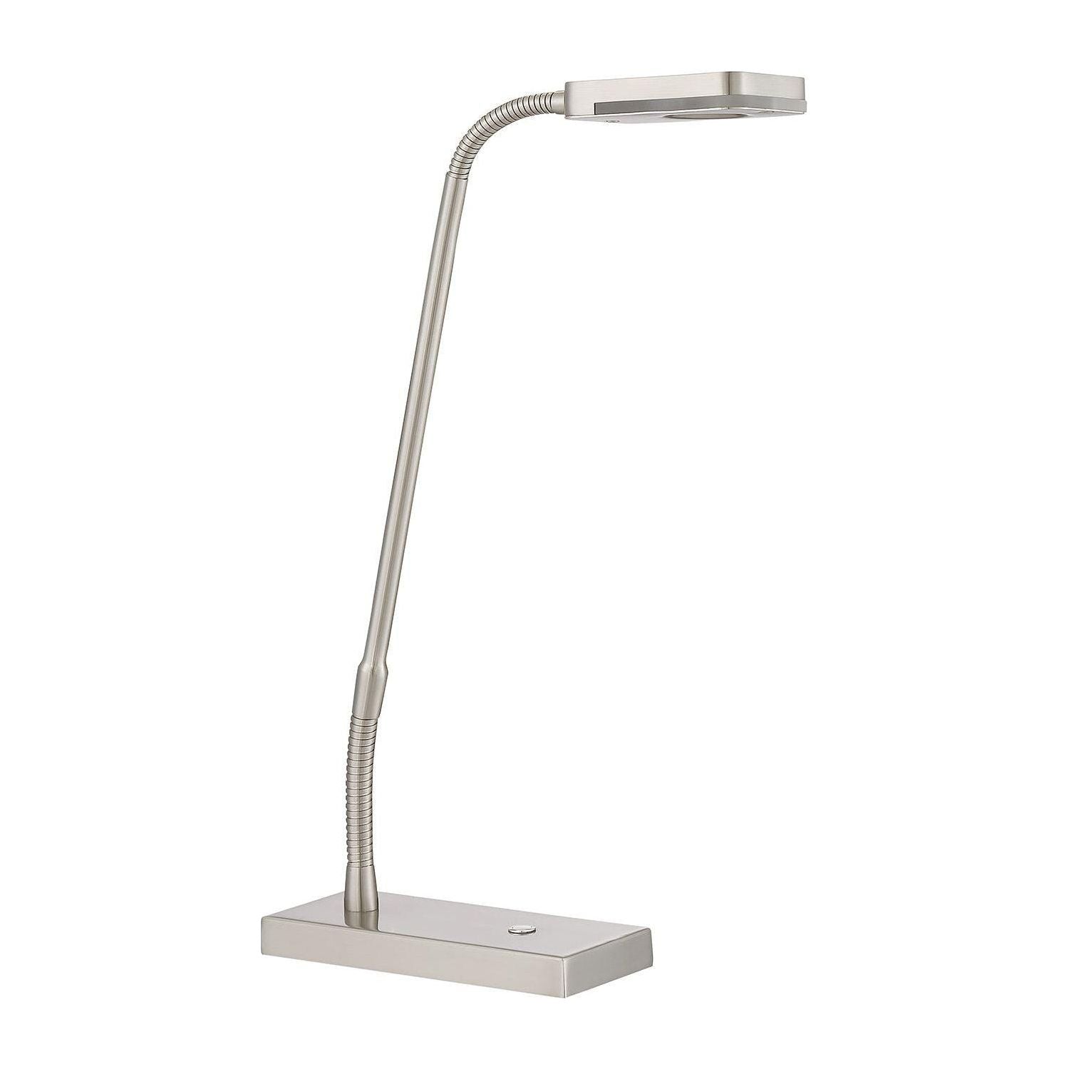Kendal Lighting - Tavv LED Desk Lamp - PTL4094-SN - Canada Light Shop