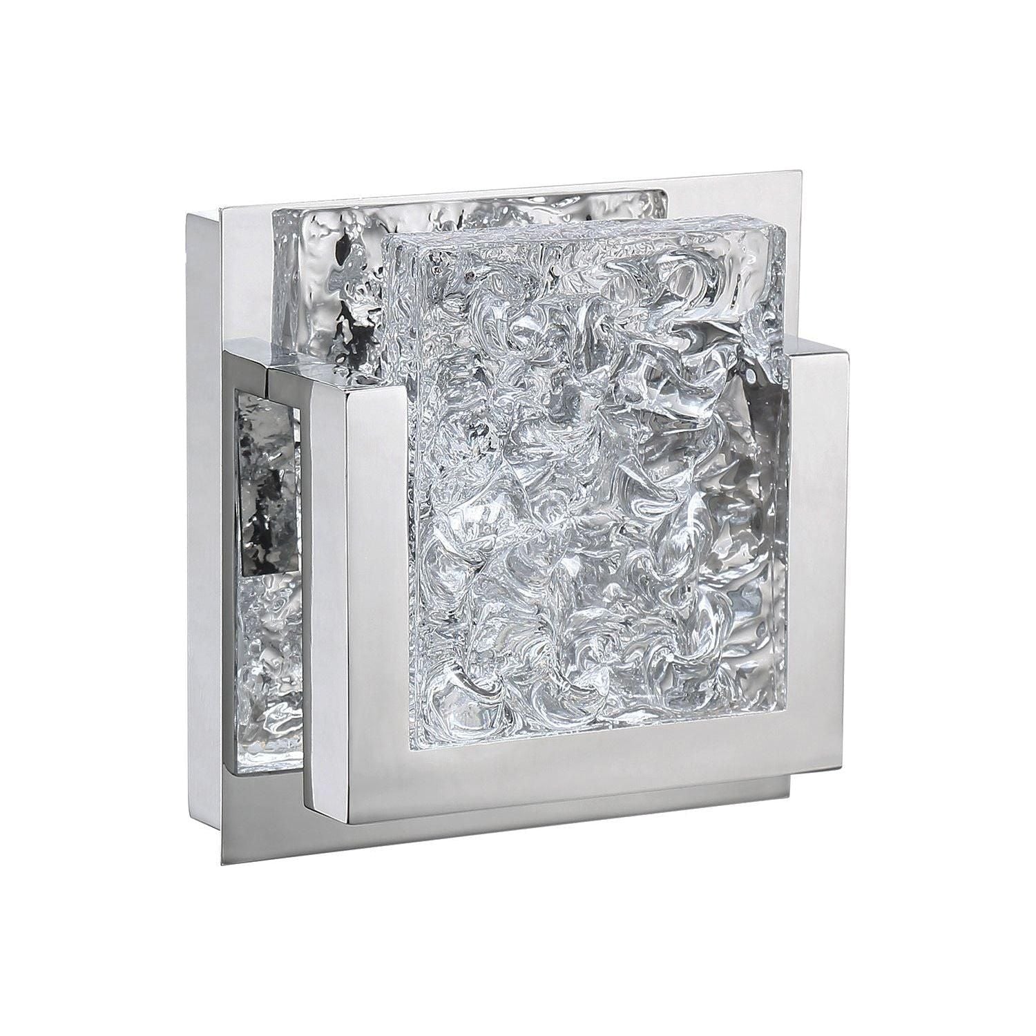 Kendal Lighting - Ice-Lava LED Vanity Light - VF9200-1L-CH - Canada Light Shop