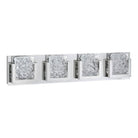 Kendal Lighting - Ice-Lava LED Vanity Light - VF9200-4L-CH - Canada Light Shop