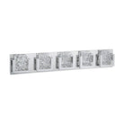 Kendal Lighting - Ice-Lava LED Vanity Light - VF9200-5L-CH - Canada Light Shop