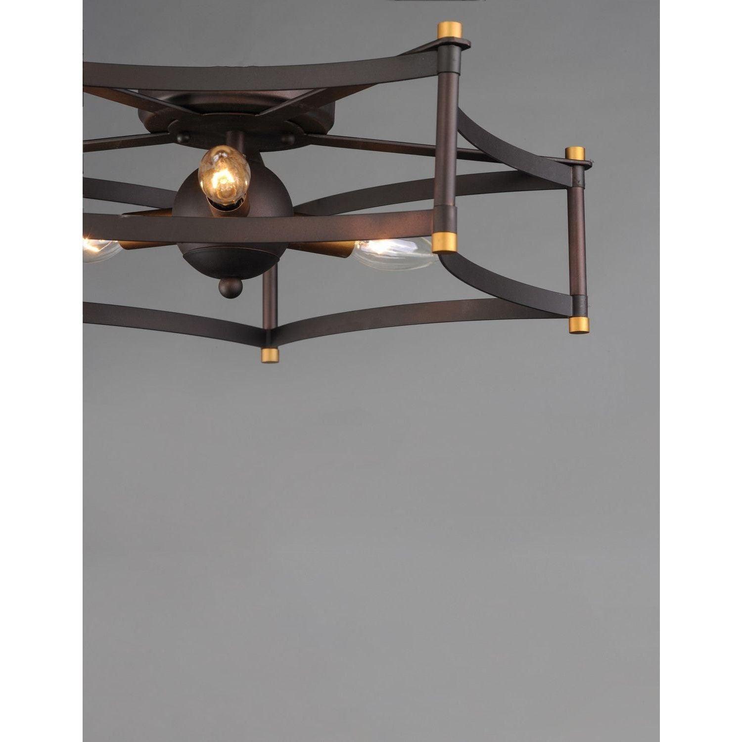 Maxim Lighting - Wellington Flush Mount - 13590OIAB - Canada Light Shop