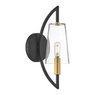 Savoy House - 9-7167-1-143 - One Light Wall Sconce - Hanley - Matte Black and Warm Brass