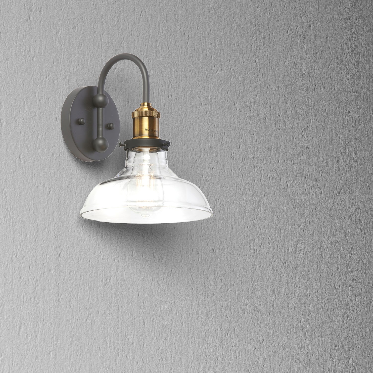 Dainolite Canada - 410-61W-BAB - One Light Wall Sconce - Clear