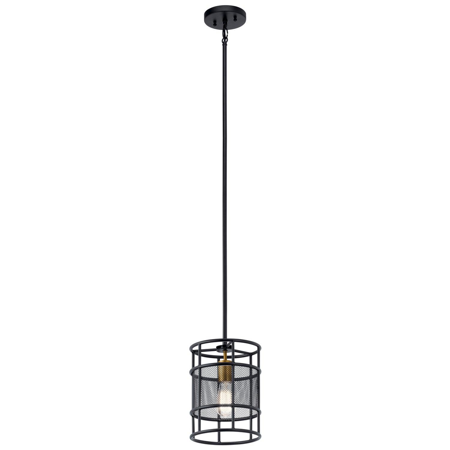 Kichler - Piston Mini Pendant - 43597BK - Canada Light Shop