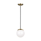 Visual Comfort Studio Canada - 601893S-848 - LED Pendant - Leo - Hanging Globe - Satin Brass