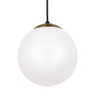Visual Comfort Studio Canada - 6020-848 - One Light Pendant - Leo - Hanging Globe - Satin Brass