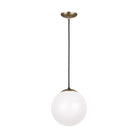 Visual Comfort Studio Canada - 6020EN3-848 - One Light Pendant - Leo - Hanging Globe - Satin Brass