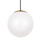Visual Comfort Studio Canada - 602293S-848 - LED Pendant - Leo - Hanging Globe - Satin Brass