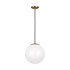 Visual Comfort Studio Canada - 602293S-848 - LED Pendant - Leo - Hanging Globe - Satin Brass