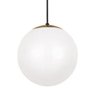 Visual Comfort Studio Canada - 6022EN3-848 - One Light Pendant - Leo - Hanging Globe - Satin Brass