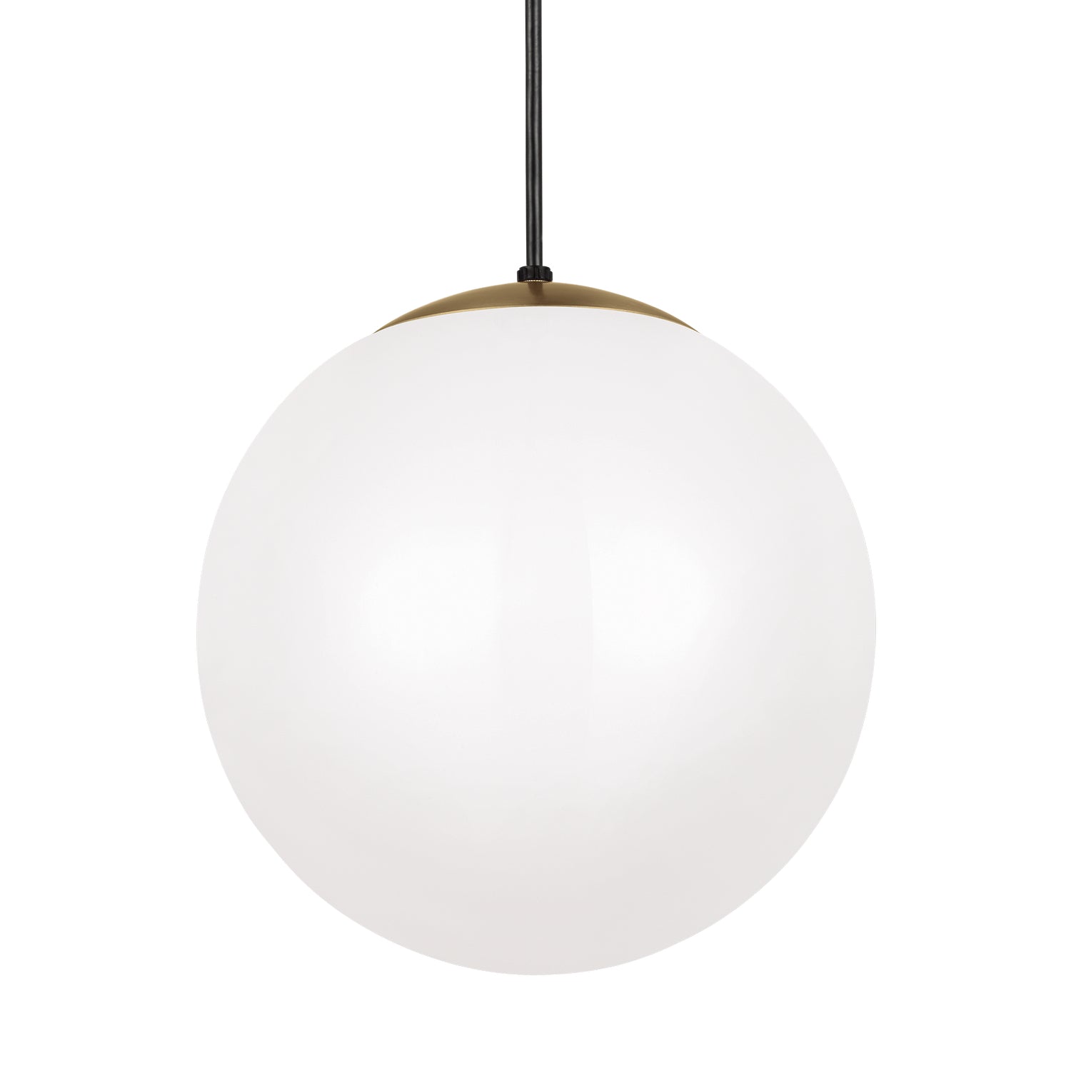 Visual Comfort Studio Canada - 6024-848 - One Light Pendant - Leo - Hanging Globe - Satin Brass