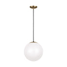 Visual Comfort Studio Canada - 6024-848 - One Light Pendant - Leo - Hanging Globe - Satin Brass
