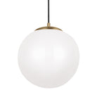 Visual Comfort Studio Canada - 602493S-848 - LED Pendant - Leo - Hanging Globe - Satin Brass