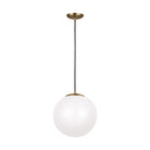 Visual Comfort Studio Canada - 602493S-848 - LED Pendant - Leo - Hanging Globe - Satin Brass