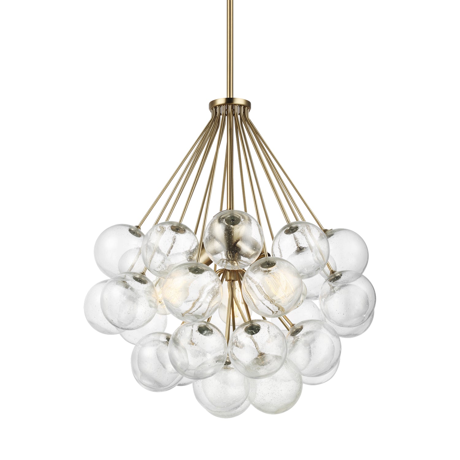 Visual Comfort Studio Canada - 6514303-848 - Three Light Pendant - Bronzeville - Satin Brass