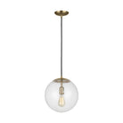 Visual Comfort Studio Canada - 6701801-848 - One Light Pendant - Leo - Hanging Globe - Satin Brass
